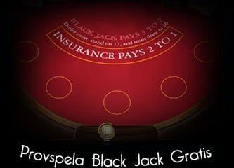 Provspela Blackjack