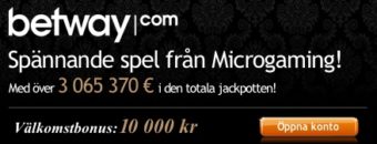 Betway jackpots