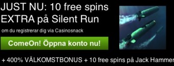 ComeOn-freespins-silent-run