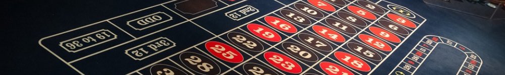 Roulettebordet, med inside- och outside bets!