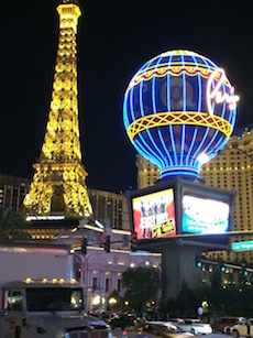 Las Vegas Strip med massor av casinon