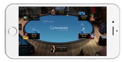 Spela poker och spel i mobilen med NordicBet Casino