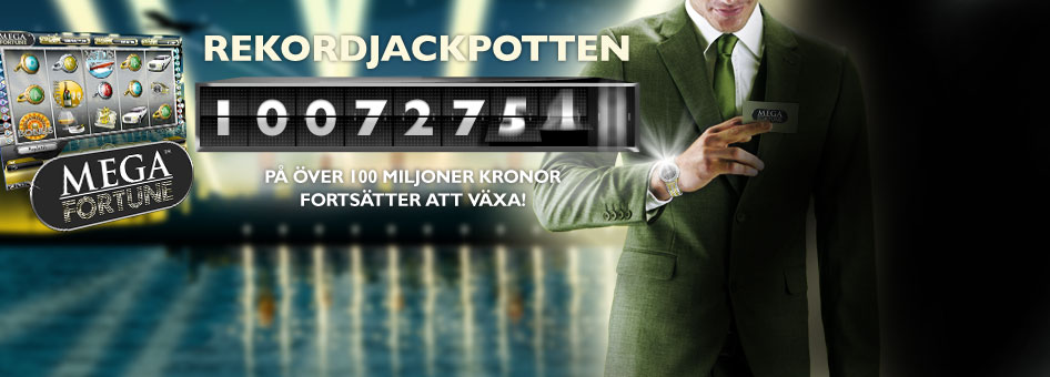 Mega Fortune på Mr Green - 100 miljoner jackpot