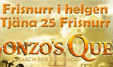 Tjäna ihop 25 free spins hos Paf på Gonzos Quest