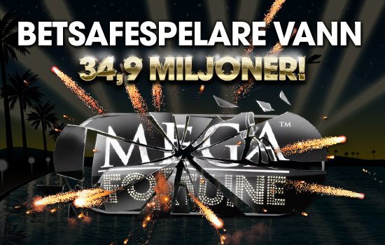 Norrman vann 34,9 miljoner på Mega Fotune Betsafe