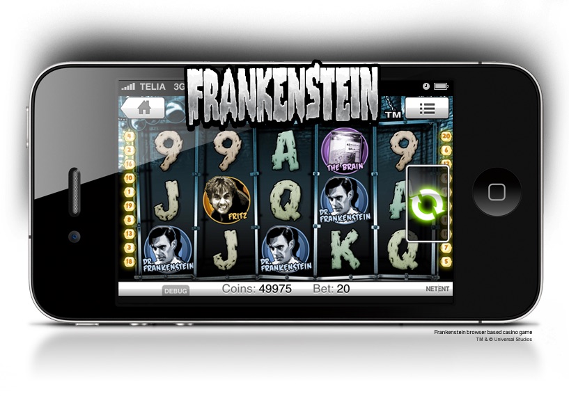 Frankenstein slot för mobila enheter