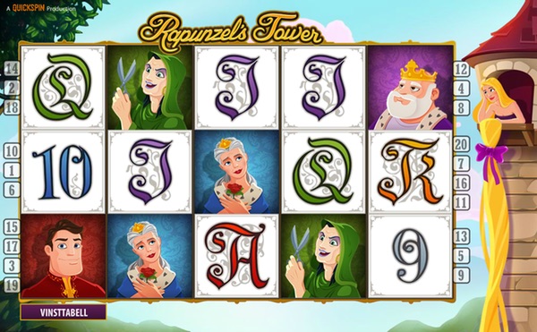 Rädda Rapunzel från tornet i denna nya slot