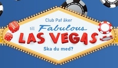 Tävla om en resa till Las Vegas hos Paf