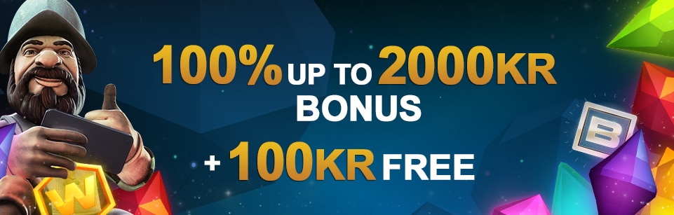 Upp till 2100 kronor i bonus hos Videoslots.com casino!