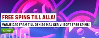 Hämta dina free spins hos Unibet