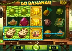 30 free spins på Go Bananas!