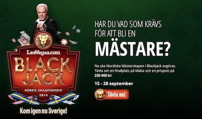 Gå till Leo Vegas och spela Black Jack