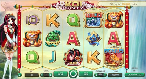 Netentertainments spel Koi Princess