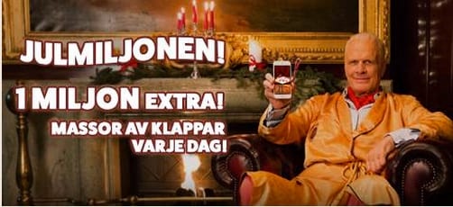 Ta del av kampanjen julmiljonen hos Leo Vegas