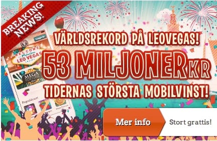 Besök Leo Vegas och tävla, de lottar ut 20 iPads