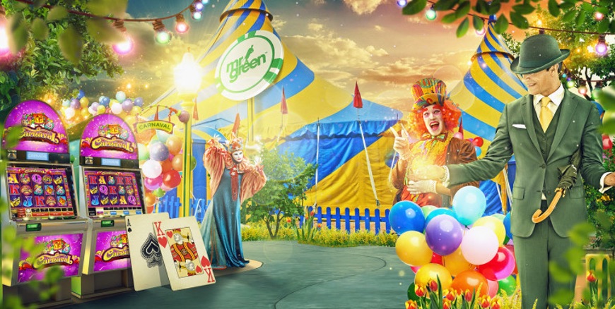 Fest och 250 000 kronor i utlottningen hos Mr Green Casino!