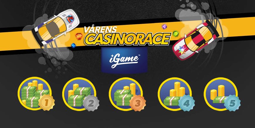 Klara, färdiga, snurra! Casinorace hos iGame Casino!