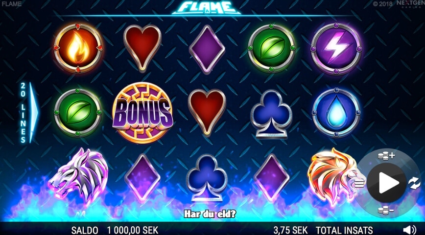Flame - slot från NextGen