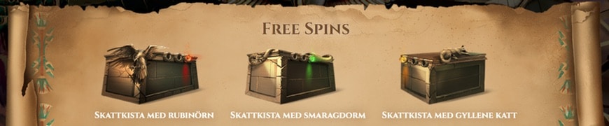 Freespins i Coins of Egypt