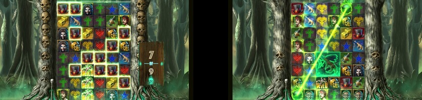 Voodoo Gold bonus och free spins