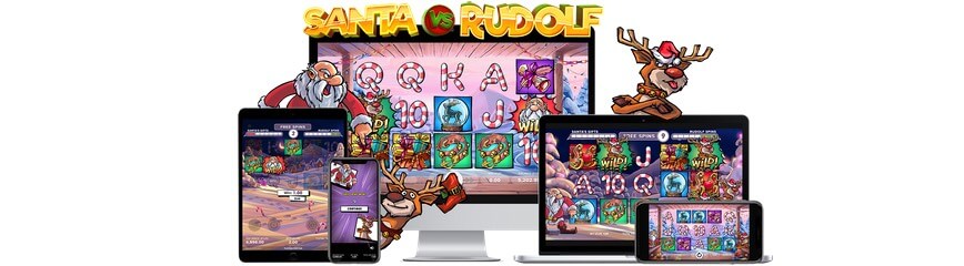 Santa VS Rudolf slot från NetEnt
