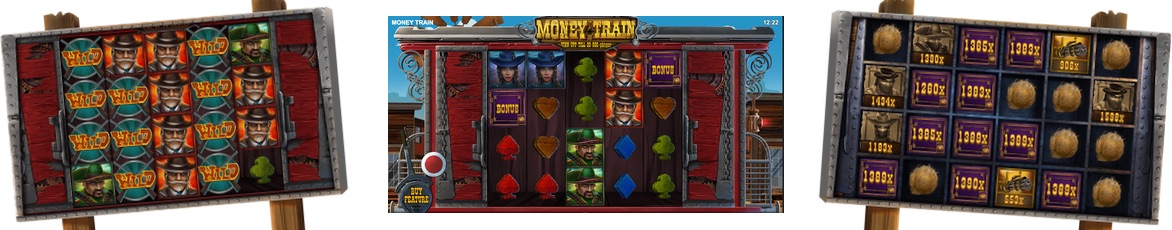 Money Train spelautomat med köp-funktion
