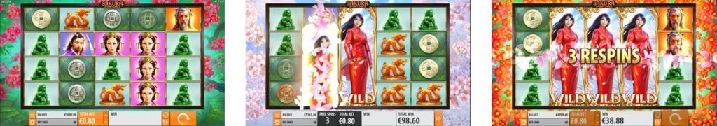 Bilder från Sakura Fortune slot