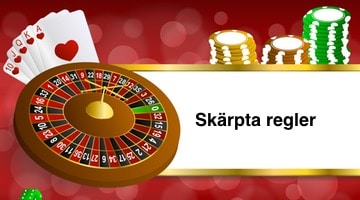 Regeringen skärper regler kring online casino