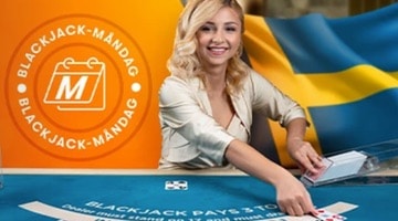 Nyhet blackjack måndagar hos betsson