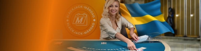 Svensk blackjack måndag hos betsson