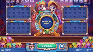 Bingobrickor i Calavera Bingo spel