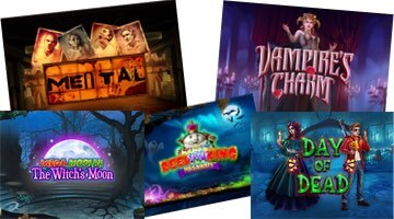 Små bilder på nya Halloween slots 2021