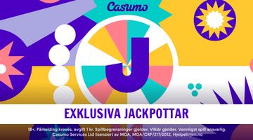 Roda jackpot Casumo Jackpot dengan jackpot eksklusif
