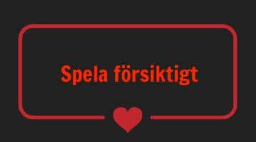 Bild med texten "Spela försiktigt"