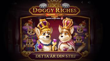 Skärmbild från sloten Doggy Riches Megaways
