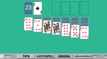 Omgång av Retro Solitaire