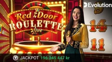 Bild på Red Door Roulette och summan för LeoJackpot