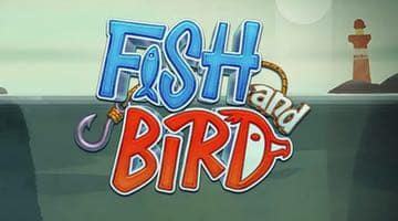 Omslagsbilden till sloten Fish and Bird med spelets logga