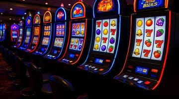 Spelautomater på ett casino