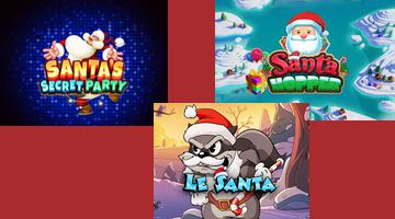 Tre nya julslots 2025: Le Santa, Santa Hopper och Santa's Secret Party