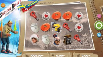 Skärmbild från sloten Sällskapsresan 2 Snowroller.