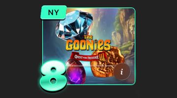 Bild på The Goonies Quest for Treasure 3 på åttonde plats på topplistan hos bet365